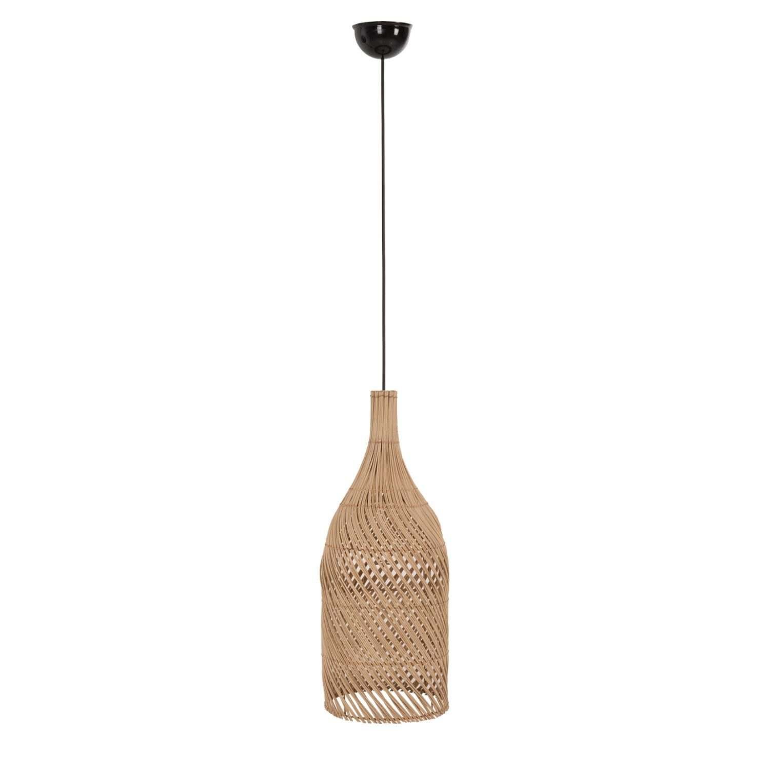 ΦΩΤΙΣΤΙΚΟ ΟΡΟΦΗΣ CARBOY HM7884 ΚΡΕΜΑΣΤΟ ΑΠΟ RATTAN ΣΕ ΦΥΣΙΚΟ ΧΡΩΜΑ Φ28x163,5Yεκ.