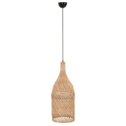ΦΩΤΙΣΤΙΚΟ ΟΡΟΦΗΣ HM7885 ΚΡΕΜΑΣΤΟ ΑΠΟ RATTAN ΣΕ ΦΥΣΙΚΟ ΧΡΩΜΑ Φ23x148Yεκ.