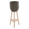 ΓΛΑΣΤΡΑ ΑΠΟ RATTAN ΚΑΙ BAMBOO HM7724 36Χ35Χ95Yεκ.ΦΥΣΙΚΟ - ΠΡΑΣΙΝΟ