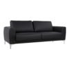 ΚΑΝΑΠΕΣ 3ΘΕΣΙΟΣ KENZIE HM3121.31 ΜΕ ΜΑΥΡΟ PU 190x81x81 εκ.