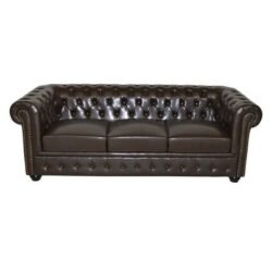 Καναπές τριθέσιος τύπου Chesterfield