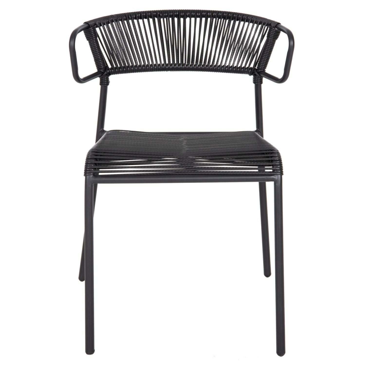 ΚΑΡΕΚΛΑ SUKI HM6053.02 ΜΕΤΑΛΛO KAI ΣΥΝΘΕΤΙΚΟ RATTAN ΣΕ ΜΑΥΡΟ 54x62x80Υεκ - Image 3
