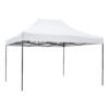 ΚΙΟΣΚΙ/GAZEBO MATTHEW HM6311 ΠΤΥΣΣΟΜΕΝΟ-ΣΚΕΛΕΤΟΣ ΜΕΤΑΛ.ΜΑΥΡΟΣ-ΛΕΥΚΟ ΥΦΑΣΜΑ 3x4