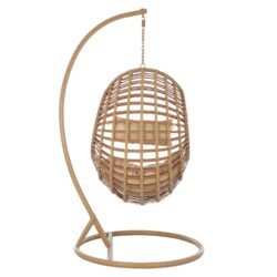 Πλεγμένη με wicker σε φυσικό χρώμα