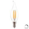 ΛΑΜΠΤΗΡΑΣ HM4047.01 ΣΤΥΛ ΦΛΟΓΑ LED FILAMENT 6W E14 3000K ΔΙΑΦΑΝΟ DIMMABLE