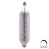 ΛΑΜΠΤΗΡΑΣ JHD-NW7775 LED FILAMENT 8W E27 3000K SMOKE COLOR DIMMABLE  HM4055.03