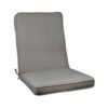 ΜΑΞΙΛΑΡΙ ΚΑΡΕΚΛΑΣ ΜΕ ΠΛΑΤΗ POLYESTER CHIOS ΓΚΡΙ HM11238.10P 117(45+72)X46X6 εκ.