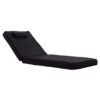 ΜΑΞΙΛΑΡΙ ΞΑΠΛΩΣΤΡΑΣ TEXTILENE 600gr/m2 2X1 SIFNOS ΜΑΥΡΟ HM11237.05T 194x70x11 εκ.