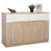 ΜΠΟΥΦΕΣ JOLENE HM2234.02--2 ΣΥΡΤΑΡΙΑ & 4 ΠΟΡΤΕΣ ΛΕΥΚΟ-SONAMA 120X40X80εκ.