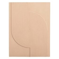 ΠΙΝΑΚΑΣ ΟΡΘΟΓΩΝΙΟΣ ΣΕΙΡΑ SANTORINI HM4521 MDF ΣΕ ΜΠΕΖ ΧΡΩΜΑ 60x4(πάχος)x80Υεκ.