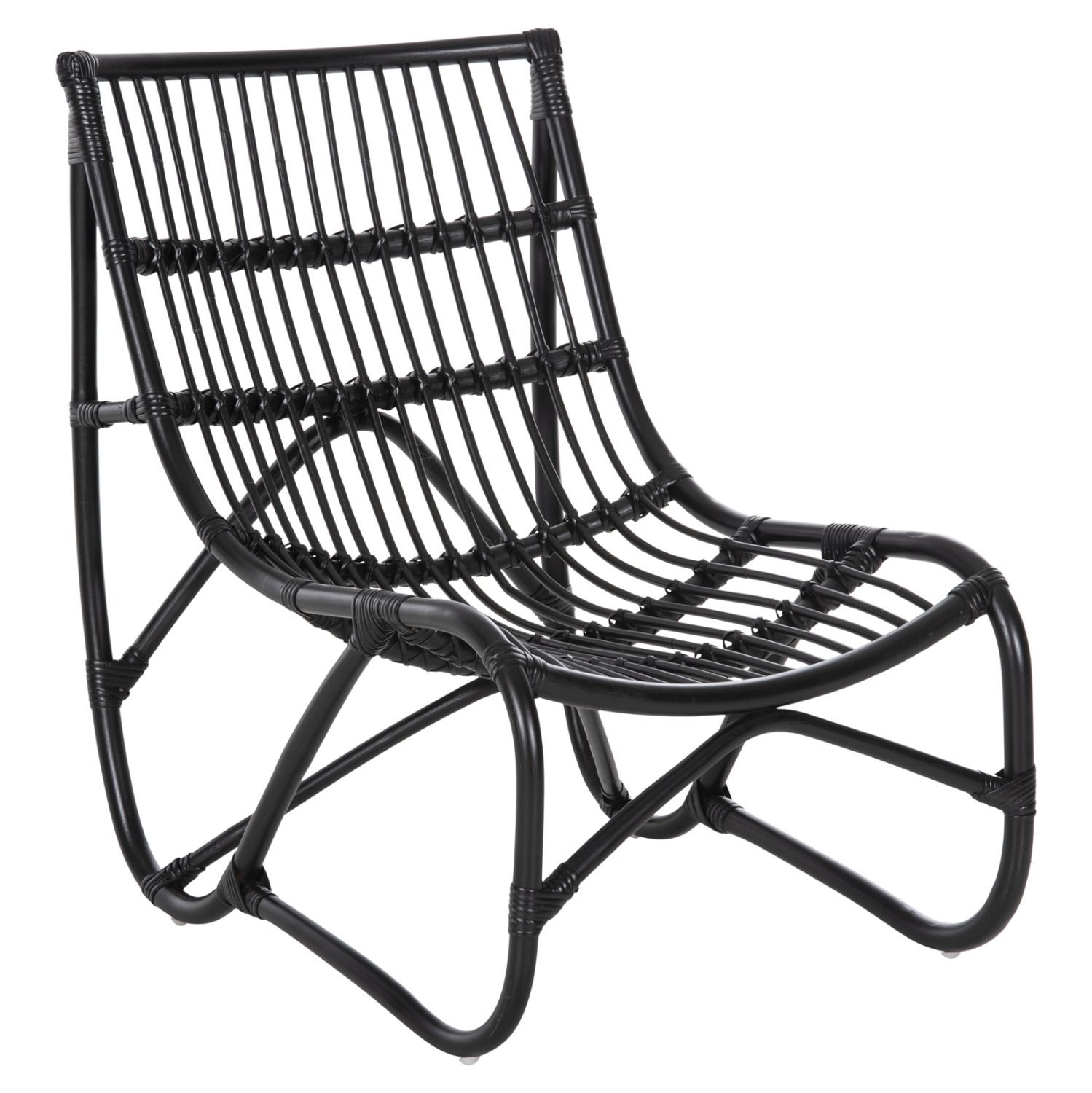 ΠΟΛΥΘΡΟΝΑ GRINN HM9815.02 ΡΑΒΔΟΙ RATTAN ΣΕ ΜΑΥΡΟ--Β' ΔΙΑΛΟΓΗΣ 56,5x73,5x79,5Υεκ.