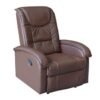ΠΟΛΥΘΡΟΝΑ ΜΕ ΜΗΧΑΝΙΣΜΟ MASSAGE ROCCA HM0026.03 PU ΚΑΦΕ ΣΚΟΥΡΟ 80x96x97 εκ.