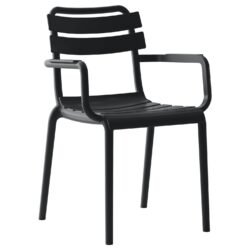 ΠΟΛΥΘΡΟΝΑ ΠΟΛΥΠΡΟΠΥΛΕΝΙΟΥ PHILLY HM6123.02 ΜΑΥΡΟ 58.5x49x83.5Υεκ.