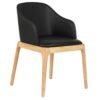 ΠΟΛΥΘΡΟΝΑ ΤΡΑΠΕΖΑΡΙΑΣ FURLAN HM9949.01 RUBBERWOOD ΣΕ ΟΑΚ-ΜΑΥΡΟ PU 54
