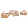 ΣΕΤ ΣΑΛΟΝΙ 4ΤΜΧ TROPEL HM11940 ΦΥΣΙΚΟ RATTAN-2ΘΕΣΙΟΣ ΚΑΝΑΠΕΣ-2 ΠΟΛΥΘΡΟΝΕΣ-ΤΡΑΠΕΖΙ