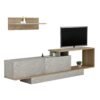 ΣΥΝΘΕΤΟ ΤΗΛΕΟΡΑΣΗΣ GARCELLE HM8904.14 ΜΕΛΑΜΙΝΗ ΦΥΣΙΚΟ-STONE TEXTURE 180x29