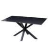 ΤΡΑΠΕΖΙ ΣΑΛΟΝΙΟΥ HM9470.04 BLACK MARBLE-ΜΑΥΡΗ ΜΕΤΑΛ.ΒΑΣΗ 120x60x45
