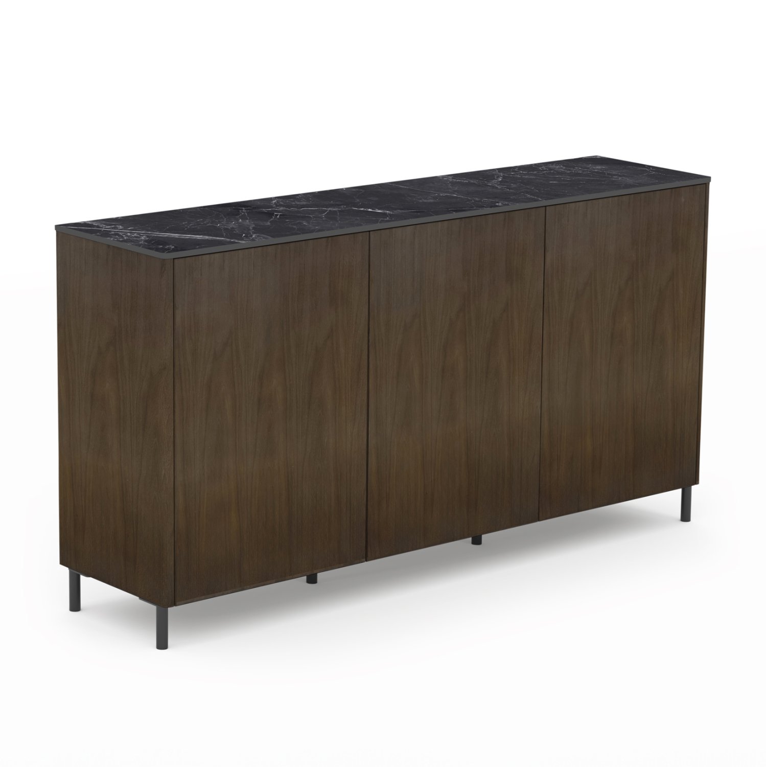 ΜΠΟΥΦΕΣ HORIZON SM18092 ΚΕΡΑΜΙΚΟ TOP-ΚΑΠΛΑΜΑΣ ΚΑΡΥΔΙΑΣ-ΜΕΤΑΛΛΙΚΑ ΠΟΔΙΑ 160x40x85Υεκ.