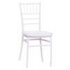 ΚΑΡΕΚΛΑ CATERING TIFFANY ΜΕ ΜΑΞΙΛΑΡΙ HM21104 ΛΕΥΚΟ ΠΟΛΥΠΡΟΠΥΛΕΝΙΟ 39x47x89Yεκ.