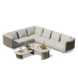 ΣΕΤ ΣΑΛΟΝΙ ΕΞ.ΧΩΡΟΥ 6TMX ΣΕΙΡΑ NEXUS SM6178 ΑΛΟΥΜΙΝΙΟ-TWIST RATTAN-ΤΕΑΚ-SINTERED STONE