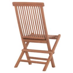 αλλά με όμορφο design. Το κύριο χαρακτηριστικό αυτής της καρέκλας είναι ότι «διπλώνει» και αποθηκεύεται εύκολα πιάνοντας λίγο χώρο. Ο σκελετός της είναι από ποιοτικό ξύλο σε φυσικό χρώμα. Ιδανική τόσο για το σπίτι