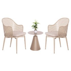ΣΕΤ LOUNGE 3TMX ΕΞ.ΧΩΡΟΥ OREGO HM21106.03 ΑΛΟΥΜΙΝΙΟ ΣΕ ΚΑΠΟΥΤΣΙΝΟ