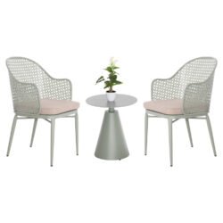 ΣΕΤ LOUNGE 3TMX ΕΞ.ΧΩΡΟΥ OREGO HM21106.06 ΑΛΟΥΜΙΝΙΟ ΣΕ ΦΥΣΤΙΚΙ