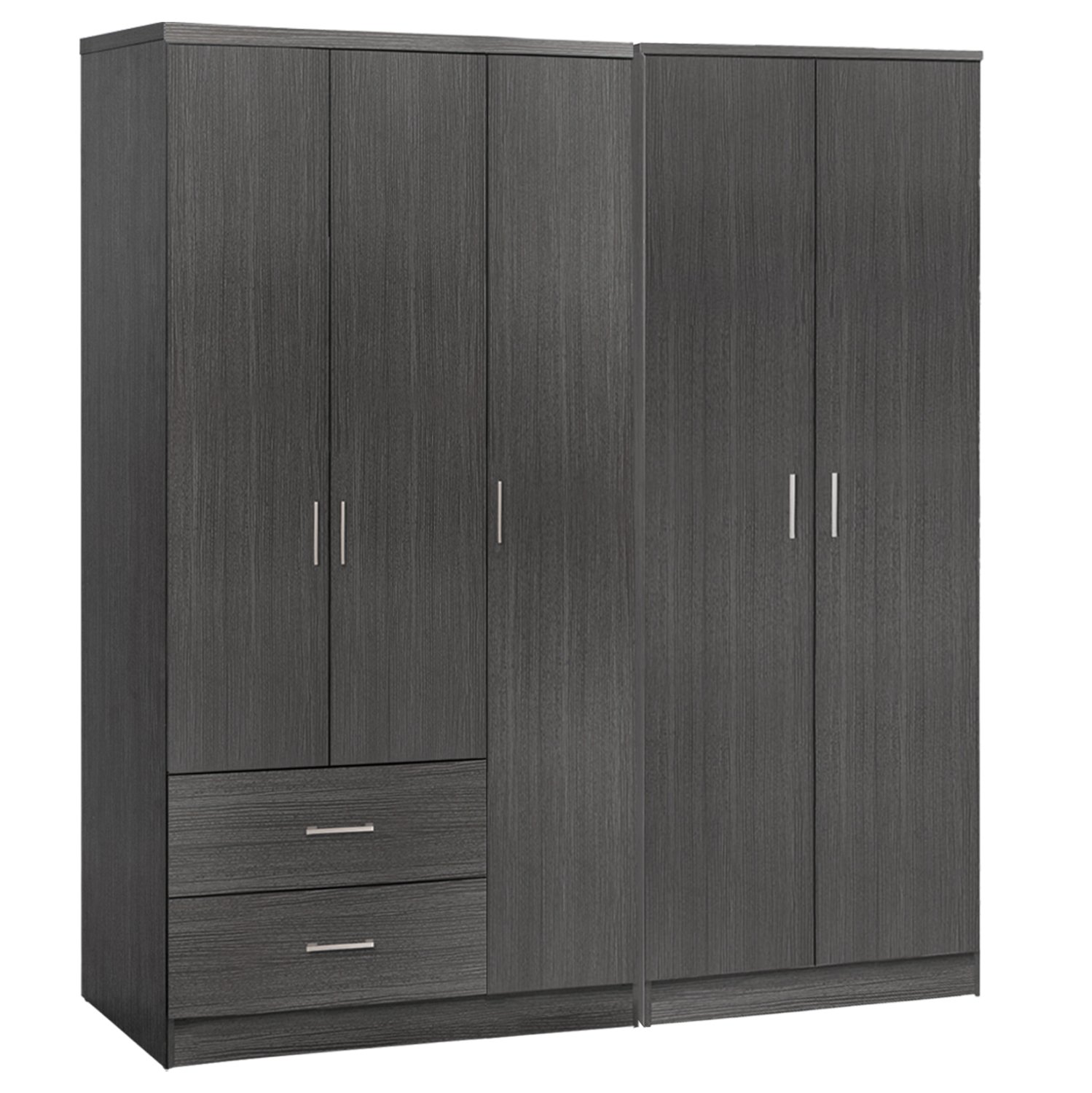 ΝΤΟΥΛΑΠΑ 5ΦΥΛΛΗ CAESAR HM21234.01 ΜΕΛΑΜΙΝΗ ΧΡΩΜΑ ZEBRANO 150x42.5x181Υεκ