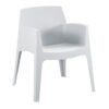 ΠΟΛΥΘΡΟΝΑ ΠΟΛΥΠΡΟΠΥΛΕΝΙΟΥ SLEEK HM6370.01 ΛΕΥΚΗ 68x63x82