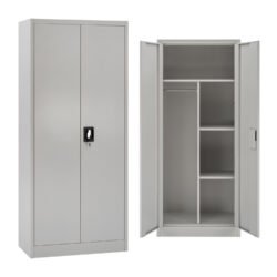 ΝΤΟΥΛΑΠΑ 2ΦΥΛΛΗ ΜΕΤΑΛΛΙΚΗ HRONDA HM5749.21 ME ΧΩΡΙΣΜΑ & ΚΛΕΙΔΑΡΙΑ 70x40x170Υεκ.