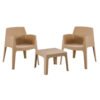 ΣΕΤ 3ΤΜΧ ΠΟΛΥΠΡΟΠΥΛΕΝΙΟΥ SLEEK HM21267.03 ΤΡΑΠΕΖΑΚΙ & 2 ΠΟΛΥΘΡΟΝΕΣ-ΚΑΠΟΥΤΣΙΝΟ