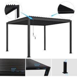 DOMECIL HM66012.01 – 300x400x240cm | Μαύρη<br  width=