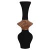 ΔΙΑΚΟΣΜΗΤΙΚΟ ΒΑΖΟ ΔΑΠΕΔΟΥ NEBULA HM4660.01S FIBER CEMENT Φ45x115Υεκ ΜΑΥΡΟ--ΞΥΛΟ ΤΕΑΚ