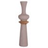 ΔΙΑΚΟΣΜΗΤΙΚΟ ΒΑΖΟ ΔΑΠΕΔΟΥ NEBULA HM4660.05L FIBER CEMENT TAUPE--ΞΥΛΟ ΤΕΑΚ Φ45x172Υεκ