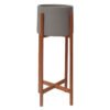 ΓΛΑΣΤΡΑ ΕΣΩΤ.ΧΩΡΟΥ RENTIL HM4684.03L FIBER CEMENT ΧΡΩΜΑ ΓΚΡΙ--ΒΑΣΗ TEAK Φ27x66Υ