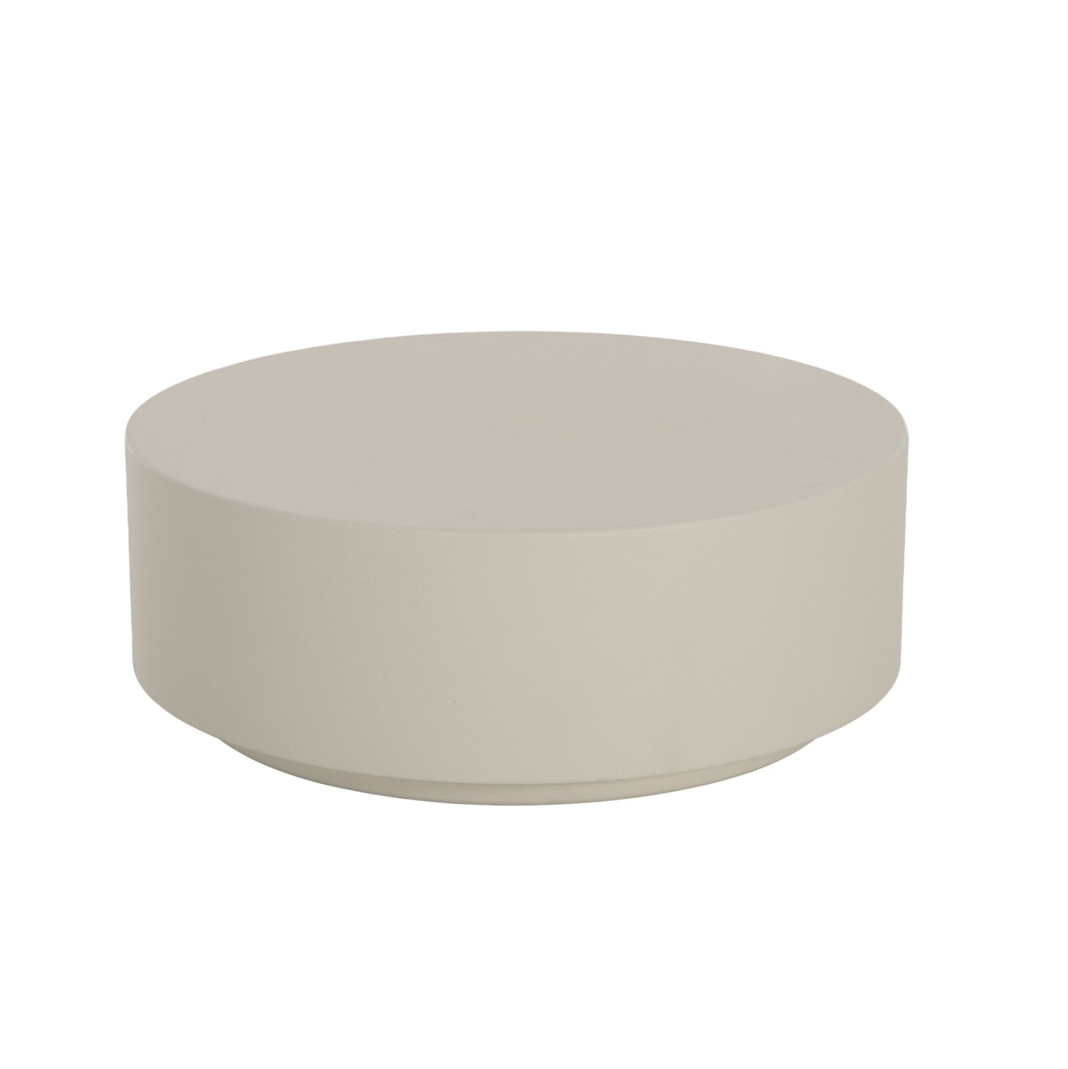 ΤΡΑΠΕΖΙ ΜΕΣΗΣ ΣΤΡΟΓΓΥΛΟ KYOKO HM6579.02 ΜΠΕΖ FIBER CEMENT Φ90x34Υεκ.