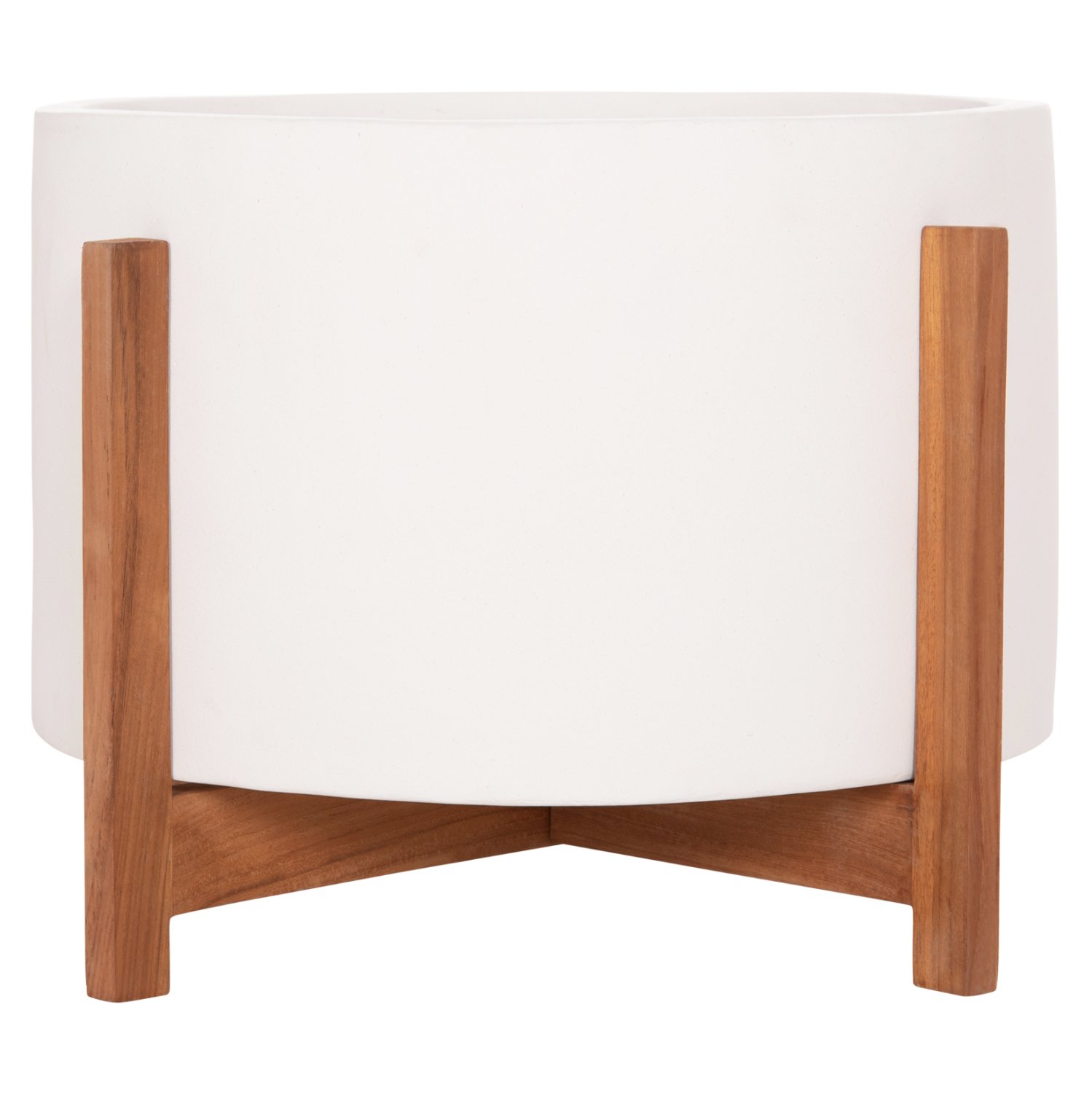 ΓΛΑΣΤΡΑ/ΚΑΣΠΟ ΕΣΩΤ.ΧΩΡΟΥ HOFF HM4682.02L FIBER CEMENT ΛΕΥΚΟ-TEAK ΒΑΣΗ Φ50x35Υεκ - Image 3