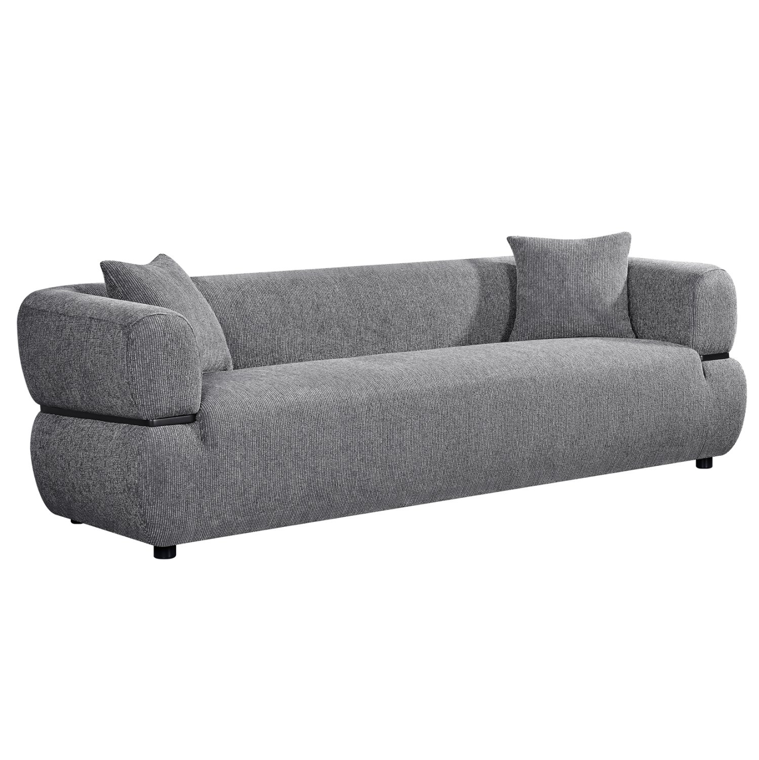 ΚΑΝΑΠΕΣ 3-ΘΕΣΙΟΣ ARCTIS HM3327.01 ΓΚΡΙ ΥΦΑΣΜΑ 229x88x88Υεκ.