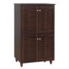 ΠΑΠΟΥΤΣΟΘΗΚΗ-ΝΤΟΥΛΑΠΙ KABIRA 4 ΠΟΡΤΕΣ HM2210.01 WENGE 77Χ34Χ123εκ.