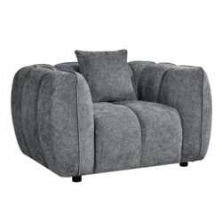 ΠΟΛΥΘΡΟΝΑ LYKKE HM3325.01 ΓΚΡΙ ΥΦΑΣΜΑ 119x89x70Υεκ