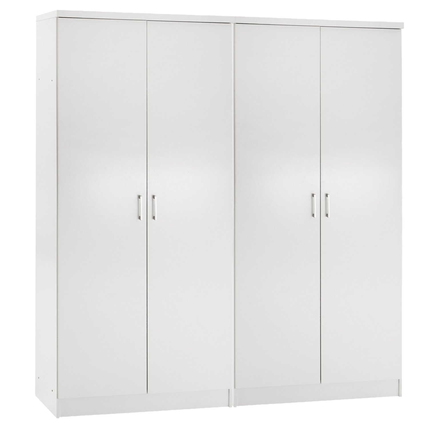 ΣΕΤ 2 ΝΤΟΥΛΑΠΕΣ 2ΦΥΛΛΕΣ JENNA HM11350.05 ΜΕΛΑΜΙΝΗ ΣΕ ΛΕΥΚΟ 160x43x181Υεκ