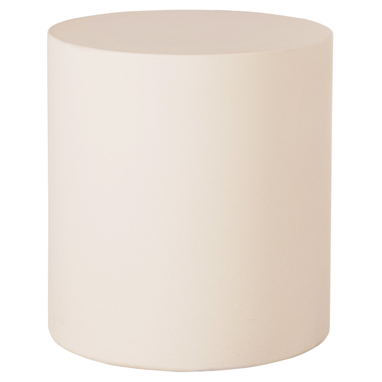 ΤΡΑΠΕΖΙ ΒΟΗΘΗΤΙΚΟ ΣΤΡΟΓΓΥΛΟ KYOKO HM6592.02 ΜΠΕΖ FIBER CEMENT Φ40x43Υεκ.