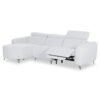 ΚΑΝΑΠΕΣ ΑΡΙΣΤΕΡΗ ΓΩΝΙΑ 3Θ ΜΕ RECLINE VALENTE HM3317.01L ΑΝΟΙΧΤΟ ΓΚΡΙ ΥΦΑΣΜΑ 275x160x104Yεκ