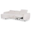 ΚΑΝΑΠΕΣ ΑΡΙΣΤΕΡΗ ΓΩΝΙΑ 3Θ ΜΕ RECLINE VALENTE HM3317.02L ΜΠΕΖ ΥΦΑΣΜΑ 275x160x104Yεκ