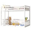 ΠΑΙΔΙΚΗ ΚΟΥΚΕΤΑ τ.MONTESSORI ΜΕ ΠΑΡΚΑΚΙ PLAYKID HM703.03 ΞΥΛΟ ΠΕΥΚΟΥ ΛΕΥΚΟ ΓΙΑ 190x90εκ