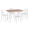 ΣΕΤ ΤΡΑΠΕΖΑΡΙΑΣ ΕΣ.ΧΩΡΟΥ 5ΤΜΧ PALOMA HM11389 ΛΕΥΚΟ-SONAMA MDF TOP