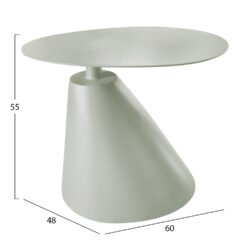Βοηθητικό τραπεζάκι εξωτερικού χώρου ERMEY—OLIVE GREEN<br  width=