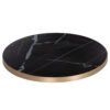 ΕΠΙΦΑΝΕΙΑ ΤΡΑΠΕΖΙΟΥ SINTERED STONE HM6652.13 ΜΕ ΠΛΑΙΣΙΟ ALU ΧΡΥΣΟ Φ60εκ.