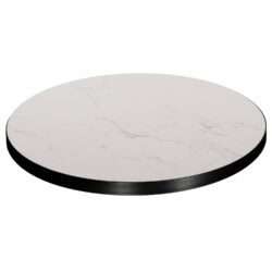 ΕΠΙΦΑΝΕΙΑ ΤΡΑΠΕΖΙΟΥ SINTERED STONE HM6652.02 ΜΕ ΠΛΑΙΣΙΟ ALU ΜΑΥΡΟ Φ60εκ.