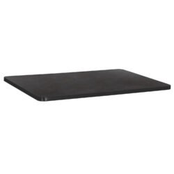 ΕΠΙΦΑΝΕΙΑ ΤΡΑΠΕΖΙΟΥ SINTERED STONE ΟΡΘΟΓΩΝΙΑ HM6656.01 ΠΛΑΙΣΙΟ ALU ΜΑΥΡΟ 120x80εκ.